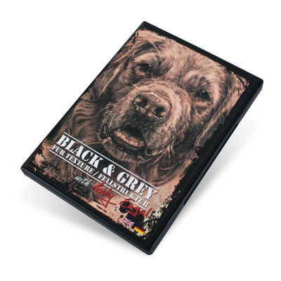 DVD Black & Grey Fur Texture avec Andy Engel (Textures de Fourrures Noirs & Gris)