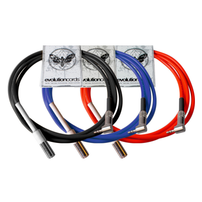 Evolution Cords - Câble Ultrilight Mini Jack Femelle Cheyenne à Mini Jack à Angle Droit (2m)