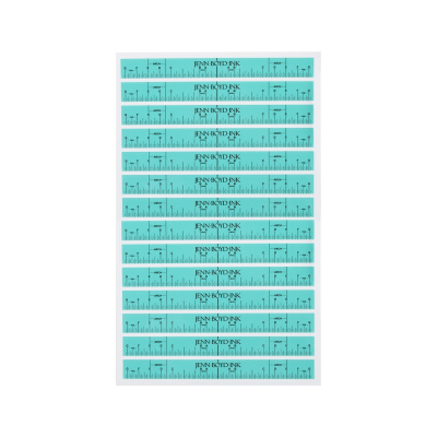 Pack de 2 planches Jenn Boyd Ink - Règles pour Sourcils (28 Règles pour Sourcils)