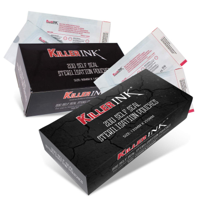 Killer Ink - Boite de 200 pochettes hermétiques pour stérilisation en autoclave