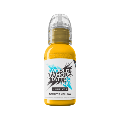 Encre de tatouage World Famous Limitless - Tommy's Yellow 30 ml