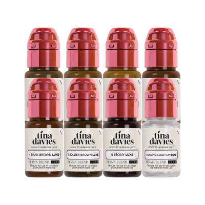 Encre Perma Blend Luxe PMU - Tina Davies I Love Ink Eyebrow Collection - 8x 15 ml