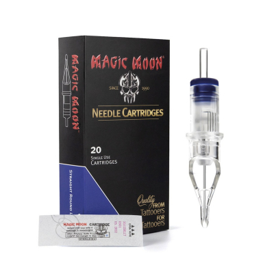 Boite de 20 Cartouches Magic Moon 0,35MM (Long Taper) - Straight Round Liner