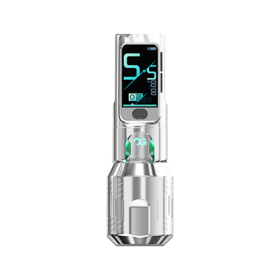 Pen de Tatouage Sans Fil OG FURY II - Argent - Frappe de 4,2mm