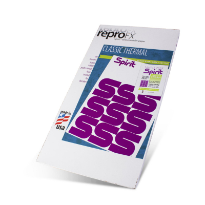 ReproFX Spirit Classic - Pack de 100 feuilles transfert violet pour thermocopieur LONGUES (21,5 x 35,5cm)