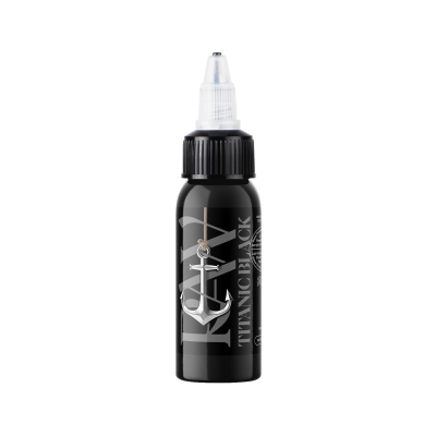 Encre de tatouage Raw Premium Pigments - Titanic Black 30ml