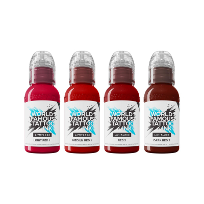 Encre World Famous Limitless - Collection Shades of Red - 4x 30 ml