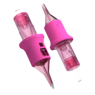 Boîte de 20 cartouches d'aiguilles Ghost Pink - Round Liner Long Taper