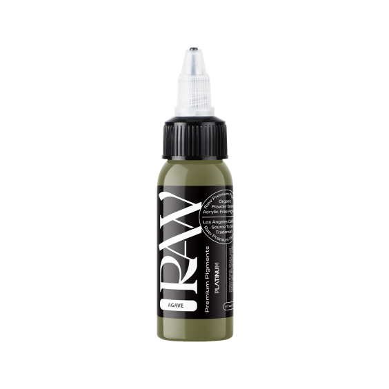 Encre de Tatouage Raw Pigments Platinum - Agave - 30 ml