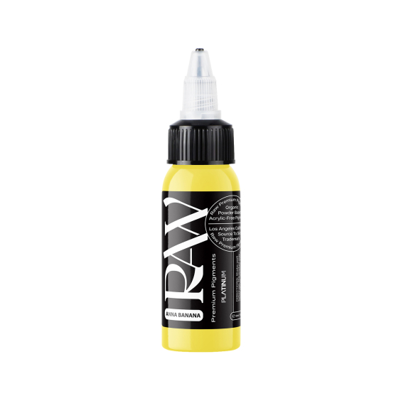 Encre de Tatouage Raw Pigments Platinum - Anna Banana - 30 ml