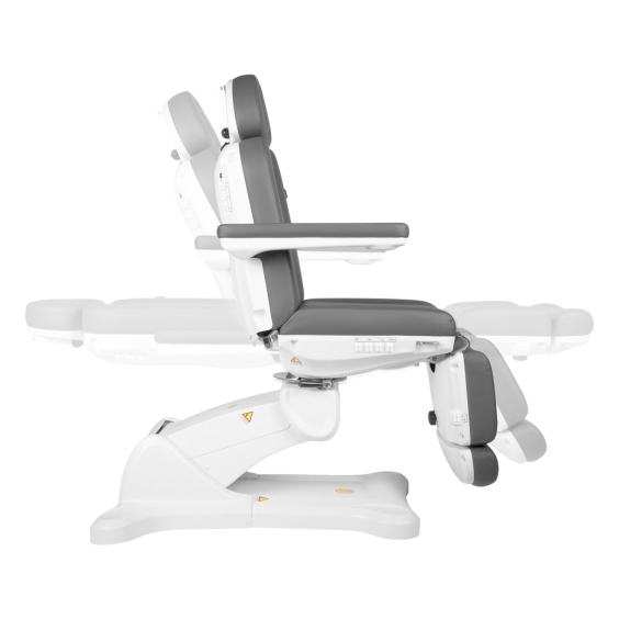 Lit de beauté chauffant rotatif BEAUTEK Wolke - Rotation à 240° - Gris