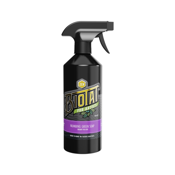 BIOTAT Savon Vert Anesthésiant Zen - Prêt à l'emploi - 500 ml