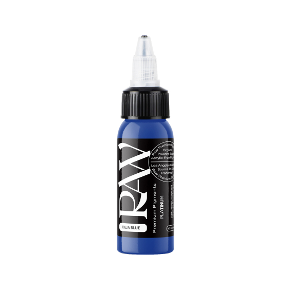 Encre de Tatouage Raw Pigments Platinum - Deja Blue - 30 ml