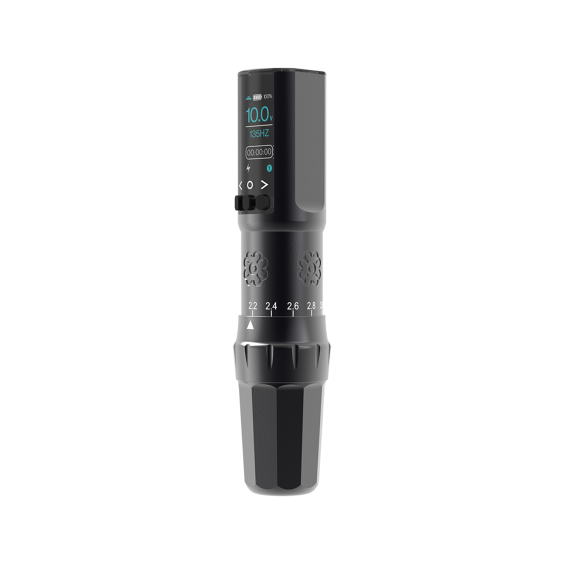 Machine à tatouer PMU Microbeau E.L.B à frappe réglable - Matte Black