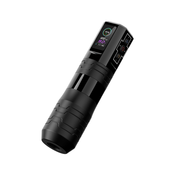 EZ P3 Pro Turbo Wireless Tattoo Pen with Additional Battery - Noir