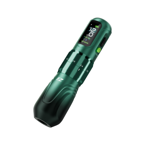 Pen de tatouage sans fil EZ P6 - Vert dégradé