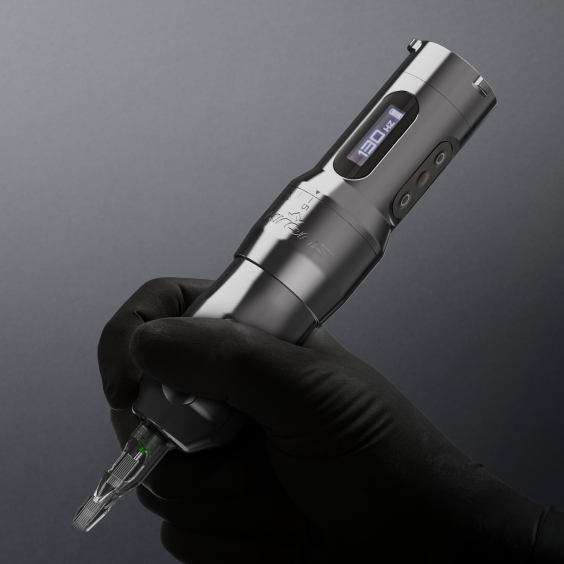 FK Irons One Adjust - Machine à tatouer avec longueur de frappe ajustable - Gunmetal