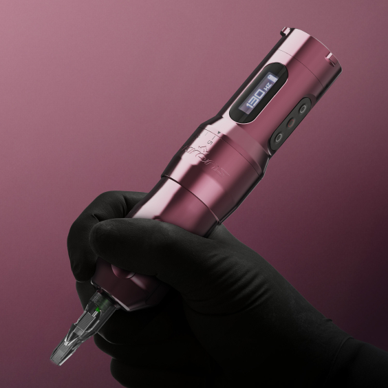 FK Irons One Adjust - Machine à tatouer avec longueur de frappe ajustable - Pop Pink