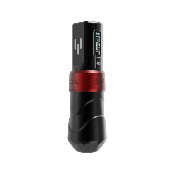 FK Irons Flux Max avec 2x PowerBolt II - Frappe de 4,0 mm - Rouge/Noir Yomico