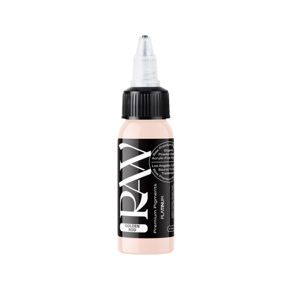Encre de Tatouage Raw Pigments Platinum - Golden Rod - 30 ml