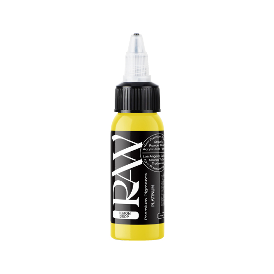 Encre de Tatouage Raw Pigments Platinum - Lemon Drop - 30 ml