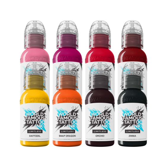 Encre World Famous Limitless - Ryan Smith Flower Set - 8x 30 ml