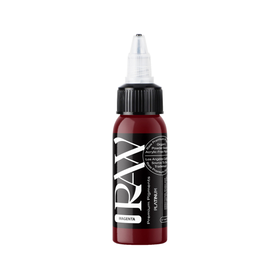 Encre de Tatouage Raw Pigments Platinum - Magenta - 30 ml