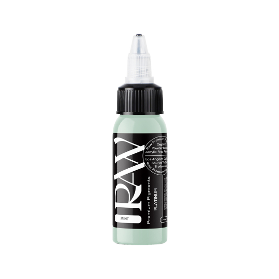 Encre de tatouage Raw Pigments Platinum - Mint - 30 ml