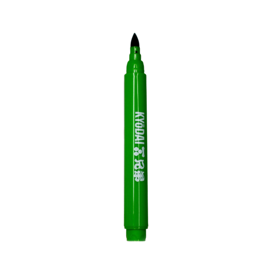 Pack de 5 stylos pinceaux Kyodai pointe ferme - Midori Green