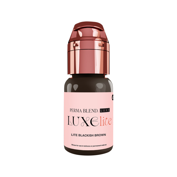 Encre de maquillage permanent Perma Blend Luxe Lite - Lite Blackish Brown 15ml