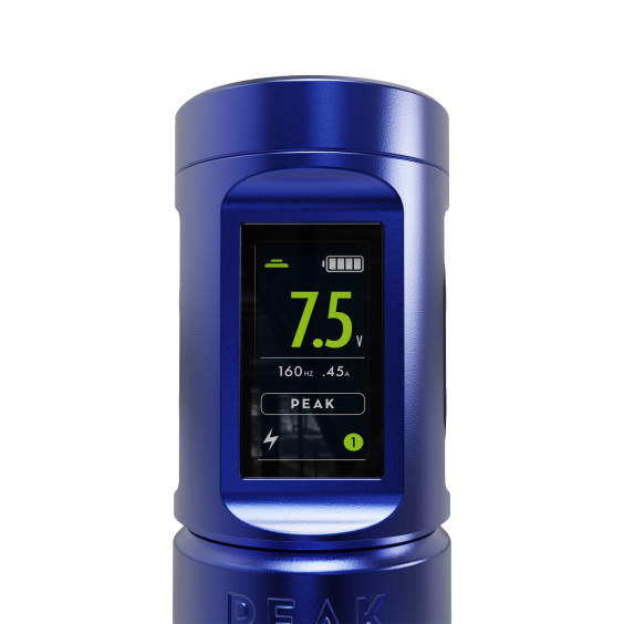 Batterie pour la Machine Sans Fil Peak Solice Pro V2 - Bleu Mat