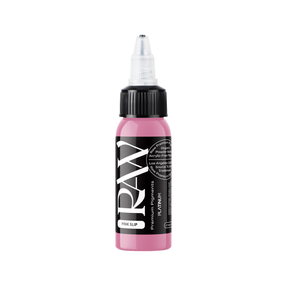 Encre de tatouage Raw Pigments Platinum - Pink Slip - 30 ml