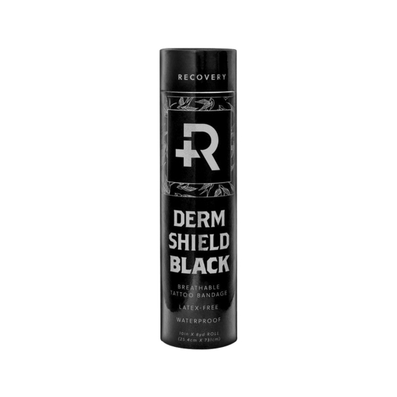 Recovery Derm Shield Film de Protection pour Tatouage - 25 cm x 7,3 m - Noir