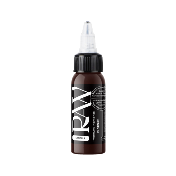 Encre de tatouage Raw Pigments Platinum - Sangria - 30 ml