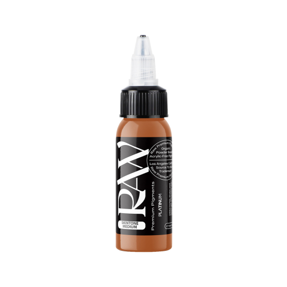 Encre de tatouage Raw Pigments Platinum - Skintone Medium - 30 ml