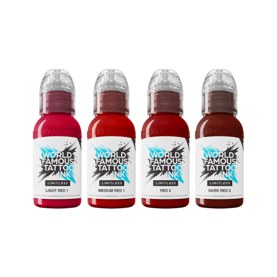 Encre World Famous Limitless - Collection Shades of Red - 4x 30 ml
