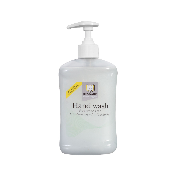 500ml Antibacterial Hand Wash pump bottle, fragrance free, moisturizing formula