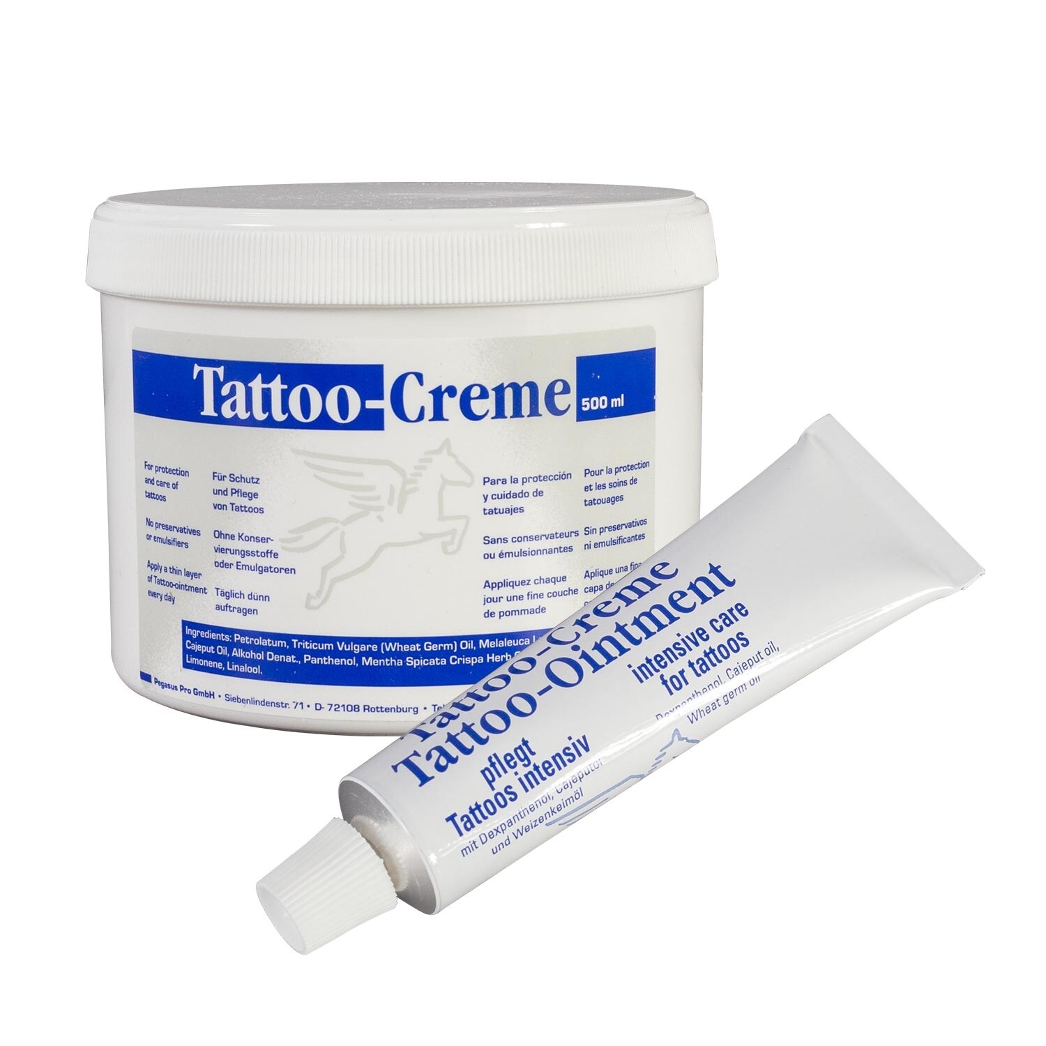 Pegasus TattooCreme Crème cicatrisante pour le tatouage Killer Ink Tattoo