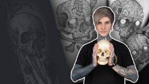 Comment tatouer des crânes style blackwork avec Simon Mora