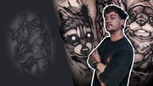 Comment tatouer un Raton Laveur en Blackwork avec Alex Underwood