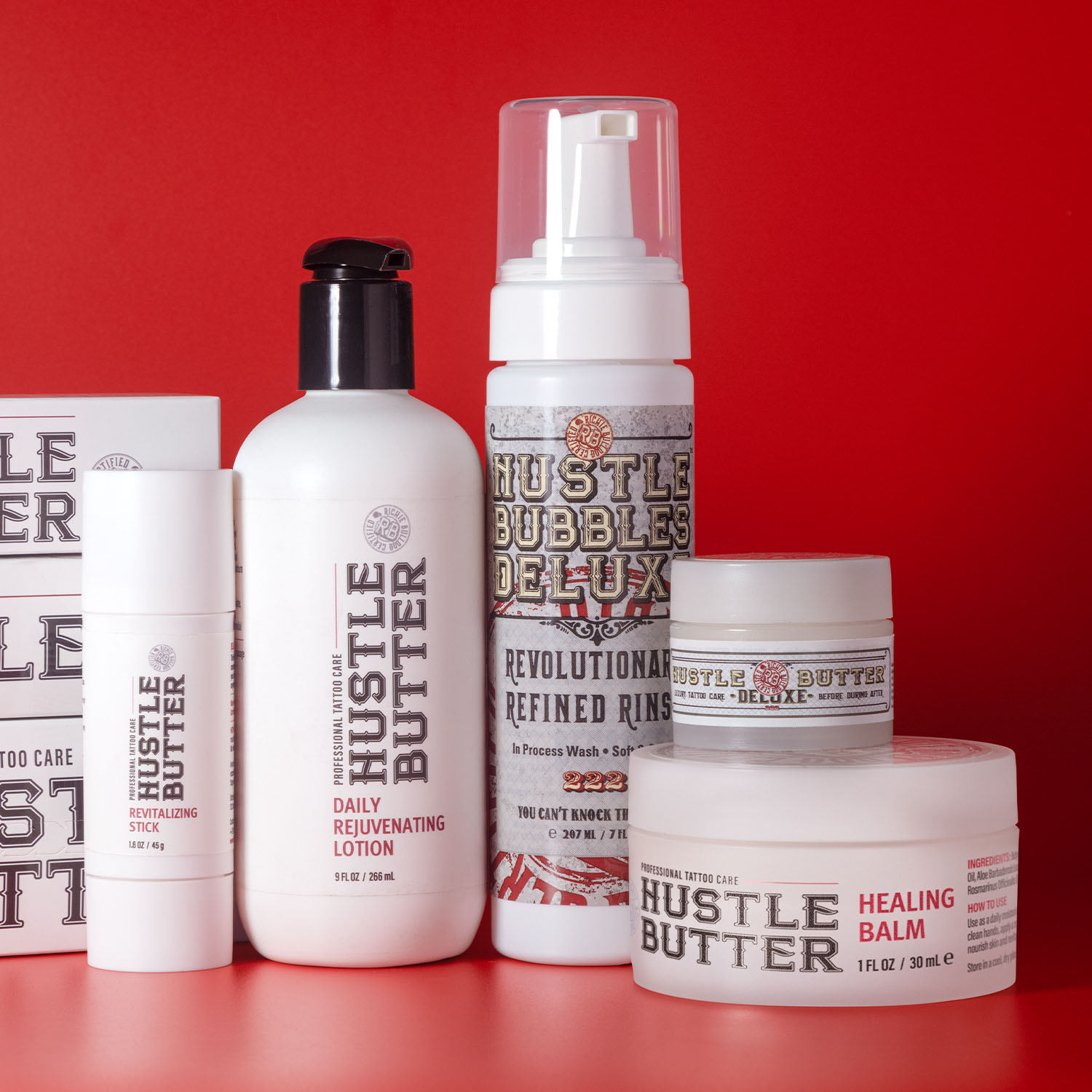 Essentiels d'hygiène et de soin après tatouage Hustle Butter